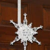 17" Sparkling White Glittering Jeweled Snowflake Over The Door Christmas Wreath Hanger -Christmas Decoration Store j7x29xeqjm2pgx2sp6lzrvnvhr4oi37e 21442.1588363111