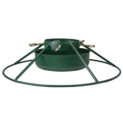 25" Green Christmas Tree Stand For Real Live Trees Up To 12' Tall