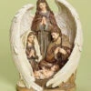 Roman 12.5" Brown And White Inspirational Holy Family With Angel Christmas Nativity Figurine -Christmas Decoration Store jctfx4zfkptlkpidsyagx2djnpsi3n46 38513.1588344007