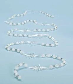 Roman 9' X 1" Beaded Star Of Bethlehem Artificial Christmas Garland - Unlit
