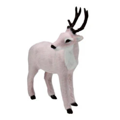 Kurt Adler 6" Blush Pink And Brown Right Facing Reindeer Christmas Ornament -Christmas Decoration Store ksa c4822 b 1 02562.1588405836