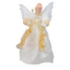 Kurt Adler 14.5" Gold And Ivory Pre-Lit Angel Christmas Tree Topper - Clear Lights -Christmas Decoration Store ksa ul2173 92305.1588415716
