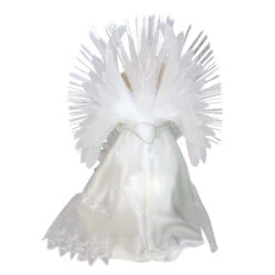 Kurt Adler 14" Lighted White Fiber Optic Floral Angel Christmas Tree Topper - Multi-Color LED Lights 9 Kurt Adler 14" Lighted White Fiber Optic Floral Angel Christmas Tree Topper - Multi-Color LED Lights -Christmas Decoration Store ksa ul2212led 2 26067.1588402556
