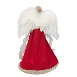 Kurt Adler 16" Red And Ivory Poinsettia Angel Christmas Tree Topper - 33752004 9 Kurt Adler 16" Red And Ivory Poinsettia Angel Christmas Tree Topper - 33752004 -Christmas Decoration Store ksa ul2218 2 39358.1588405771