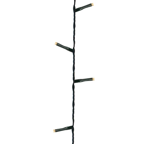 171 Warm White LED 8-Function Twinkle Christmas Lights - 17 Ft Green Wire 4 171 Warm White LED 8-Function Twinkle Christmas Lights - 17 Ft Green Wire - Image 2