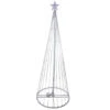 Northlight 9' Pure White LED Light Show Cone Christmas Tree Lighted Yard Art Decoration 2 Northlight 9' Pure White LED Light Show Cone Christmas Tree Lighted Yard Art Decoration -Christmas Decoration Store lbinternational 03586 1 26450.1588349742