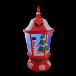 6' Pre-lit Inflatable Lantern With Snowman And Christmas Tree Outdoor Decor -Christmas Decoration Store lbinternational 19389 3new 40730.1588415399