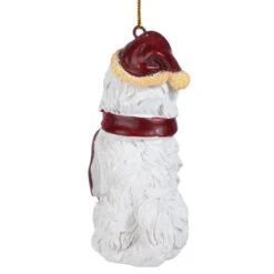 3.5" White Maltese Dog Christmas Ornament 10 3.5" White Maltese Dog Christmas Ornament -Christmas Decoration Store maltese 4 63149.1663776142