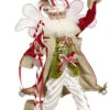 20" Red And Green Handcrafted Collectible Candy Cane Christmas Fairy - Large