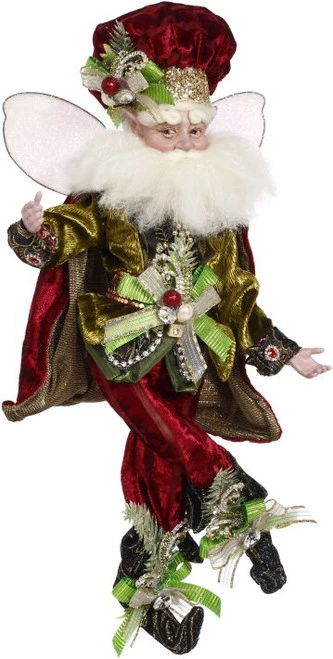 Mark Roberts Red And Gold Luxe Lodge Christmas Fairy - Medium 16" 3 Mark Roberts Red And Gold Luxe Lodge Christmas Fairy - Medium 16"