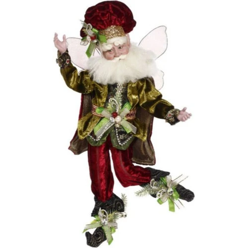 Mark Roberts Red And Gold Luxe Lodge Christmas Fairy - Medium 16" 4 Mark Roberts Red And Gold Luxe Lodge Christmas Fairy - Medium 16" - Image 2