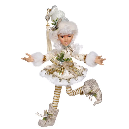 Mark Roberts Ivory And Gold Collectible North Pole Snowella Christmas Elf - Small 12" 3 Mark Roberts Ivory And Gold Collectible North Pole Snowella Christmas Elf - Small 12"