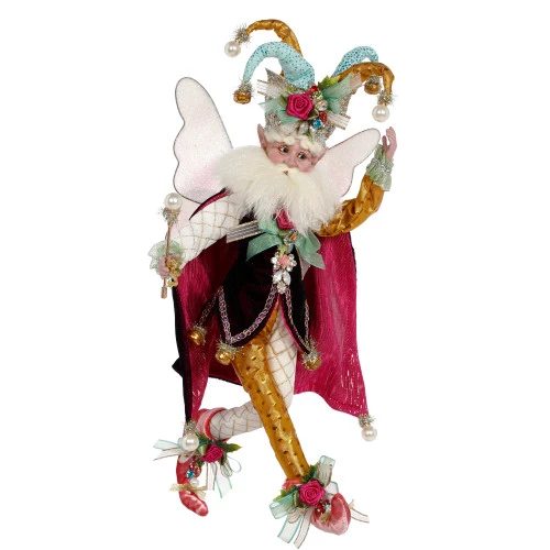 Mark Roberts Red And White Harlequin Christmas Fairy- Medium 16" 3 Mark Roberts Red And White Harlequin Christmas Fairy- Medium 16"