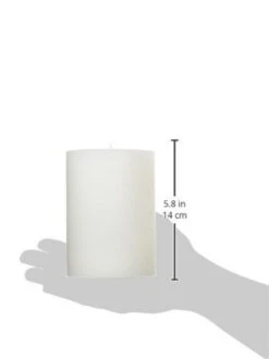 Melrose 5.25" Battery Operated White Flameless Wax LED Pillar Candle With Moving Flame -Christmas Decoration Store melrose 57479 3 63960.1665610429