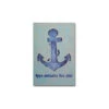 Melrose 23.25" Blue And Beige "Hope Anchors The Soul" Wall Plaque