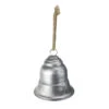 Melrose 9.75" Large Silver Hanging Christmas Bell With Jute Rope -Christmas Decoration Store melrose 68847 00094.1588358865