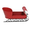 Melrose 30" Red And Black Rustic Winter Christmas Sleigh Decor - 32920424 -Christmas Decoration Store melrose 69506 35962.1587644956