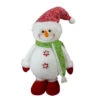 Melrose 17" White And Red Standing Snowman Christmas Tabletop Figure 1 Melrose 17" White And Red Standing Snowman Christmas Tabletop Figure -Christmas Decoration Store melrose 72757 b 72075.1588406264