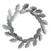 Melrose Silver Galvanized Holly Leaf And Berry Artificial Christmas Wreath - 18-Inch, Unlit -Christmas Decoration Store melrose 73296 24617.1588362093