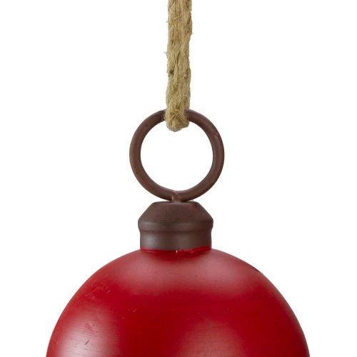 Melrose 9.5" Red And Bronze Vintage Inspired Christmas Sleigh Bell - 33879623 5 Melrose 9.5" Red And Bronze Vintage Inspired Christmas Sleigh Bell - 33879623 - Image 3