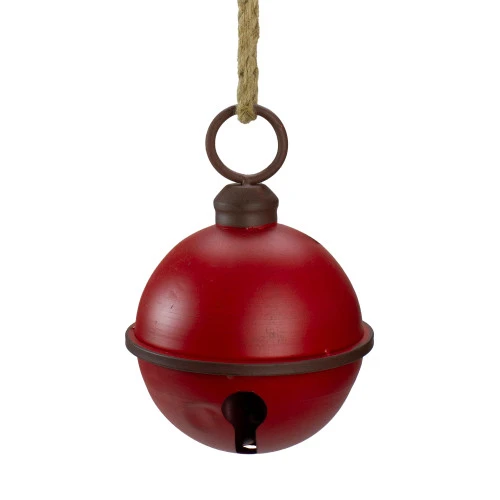 Melrose 9.5" Red And Bronze Vintage Inspired Christmas Sleigh Bell - 33879623 3 Melrose 9.5" Red And Bronze Vintage Inspired Christmas Sleigh Bell - 33879623