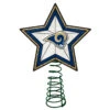 10" Lighted White And Blue Star NFL Los Angeles Rams Christmas Tree Topper -Christmas Decoration Store memc nfl lar 690 67865.1588398664