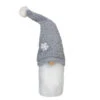 28" White And Gray Gnome With A High Pile Fleece Snowflake Bendable Winter Hat -Christmas Decoration Store meravic r731620a 5 08857.1587644959