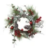 Northlight Frosted Bells, Berries And Pinecones Artificial Christmas Wreath, 24-Inch, Unlit -Christmas Decoration Store mhhxk6to2kisxtywpcrvkqin2qxs70pb 35798.1588370976