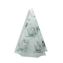 10" Clear Frosted Glass Mirror Christmas Tree Tea Light Candle Holder -Christmas Decoration Store midwest 116291 2 44021.1599268858