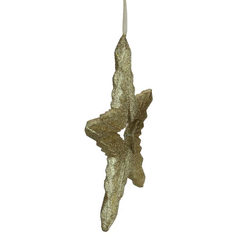 16.5" Gold Shimmering Five-Point Star Christmas Ornament 4 16.5" Gold Shimmering Five-Point Star Christmas Ornament - Image 2