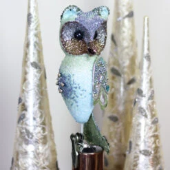 Melrose 10" Green Glittered And Sequined Owl Clip On Christmas Ornament -Christmas Decoration Store mjisvkaj82qoh6hyyle5hkmfkfzncprt 53559.1588344037