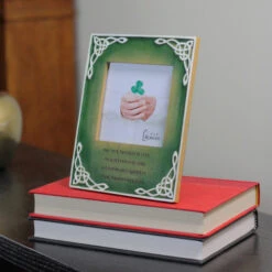 Roman 7" Green And Ivory Distressed Celtic Knots Photo Frame For 4 X 4 Photo -Christmas Decoration Store mwwof3xuehy31yysnklvyc6xrss1zshx 61826.1588362632