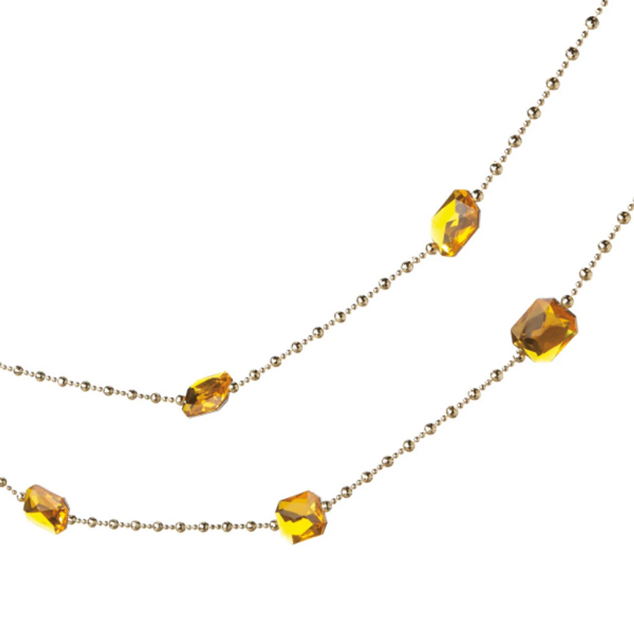 6' Gold And Silver Jewel Beaded Artificial Christmas Garland - Unlit - 30838158 3 6' Gold And Silver Jewel Beaded Artificial Christmas Garland - Unlit - 30838158