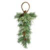32" Pine And Juniper Artificial Christmas Teardrop Swag - Unlit -Christmas Decoration Store napco 26002 38895.1588371301