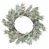 24" White Berries And Pinecones Artificial Christmas Wreath - Unlit 2 24" White Berries And Pinecones Artificial Christmas Wreath - Unlit -Christmas Decoration Store napco 26056 65393.1588371210