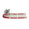 Northlight 14" Red And White Sled Glitter Christmas Wall Hanging -Christmas Decoration Store napco 47059 84267.1665610748