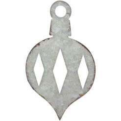 Set Of 3 Weathered Galvanized Finial Ornament Christmas Wall Decorations 16" -Christmas Decoration Store napco 50912 2 73801.1599267577