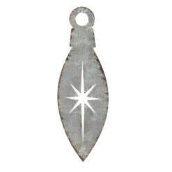 Set Of 3 Weathered Galvanized Finial Ornament Christmas Wall Decorations 16" -Christmas Decoration Store napco 50912 3 19925.1599267577