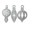 Set Of 3 Weathered Galvanized Finial Ornament Christmas Wall Decorations 16" -Christmas Decoration Store napco 50912 28700.1588415617