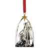 Northlight 3.5" Silver-Plated Nativity Scene Christmas Ornament With European Crystals 1 Northlight 3.5" Silver-Plated Nativity Scene Christmas Ornament With European Crystals -Christmas Decoration Store northlight hd36017 updated 88466.1665611929