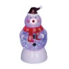 Northlight 7.5" LED Lighted Color-Changing Snowman With Santa Hat Snow Globe Christmas Figure -Christmas Decoration Store northlight2012 24038c 82274.1587644958