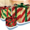 Northlight 3-Piece Glistening Striped Gift Box Lighted Christmas Outdoor Decoration - 32913133 2 Northlight 3-Piece Glistening Striped Gift Box Lighted Christmas Outdoor Decoration - 32913133 -Christmas Decoration Store northlight2052 828 066 55924.1587644958