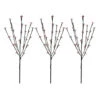 Northlight Set Of 3 Pre-Lit Cherry Blossom Artificial Tree Branches, 72 Red LED Lights -Christmas Decoration Store northlight20a27429 13529.1588344144