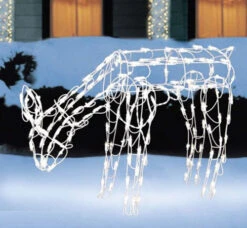 Northlight 37" White Feeding Reindeer Lighted Christmas Outdoor Decoration -Christmas Decoration Store northlight20ct2051 311 107 17182.1588415210