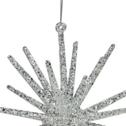 Northlight 8.25” Silver Glittered Starburst Christmas Ornament 11 Northlight 8.25” Silver Glittered Starburst Christmas Ornament -Christmas Decoration Store northlight20gb26189 37773.1670662514