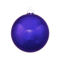 Northlight Shiny Indigo Blue Shatterproof Christmas Ball Ornament 8" (200mm)