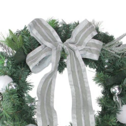 Northlight Bow And Pine Cone Artificial Christmas Wreath - 24-Inch, Unlit -Christmas Decoration Store northlight20s15745 76111.1644973051