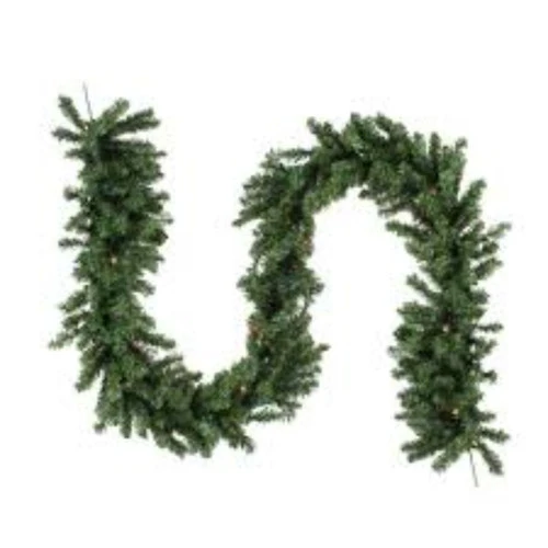 Northlight 9' X 10" Green Pre-Lit Battery Operated LED Pine Artificial Christmas Garland - Multi Lights 5 Northlight 9' X 10" Green Pre-Lit Battery Operated LED Pine Artificial Christmas Garland - Multi Lights - Image 3