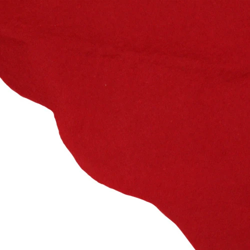 Northlight 48" Red Scalloped Edge Christmas Tree Skirt 4 Northlight 48" Red Scalloped Edge Christmas Tree Skirt - Image 2