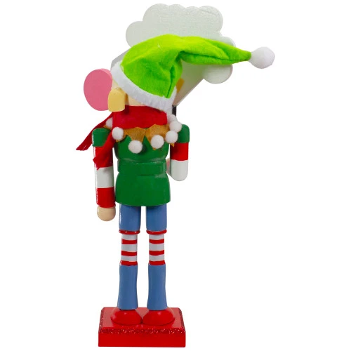 Northlight 11" Tootsie Roll Charms Blow Pop Wooden Christmas Elf Figure 6 Northlight 11" Tootsie Roll Charms Blow Pop Wooden Christmas Elf Figure - Image 4